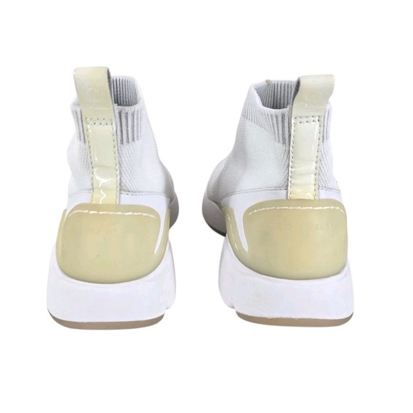 Cole Haan Shoes ZeroGrand Motion All-Day Slip On Womens 6.5 B White Knit Hi Top - Picture 8 of 14